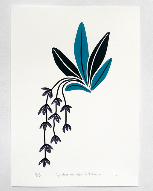 Orchid Serigraph Print - heritagebyhand