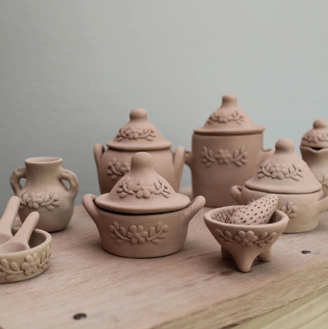 Miniature Ceramic Cooking Set - heritagebyhand