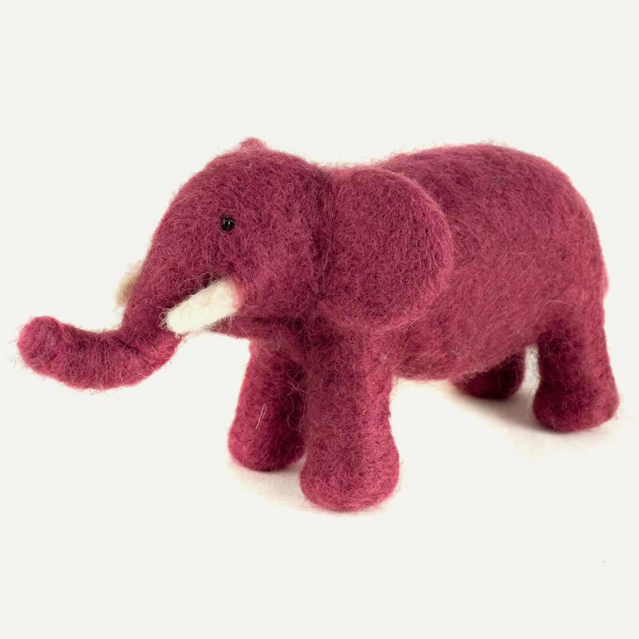 Felted Wool Elephant - heritagebyhand