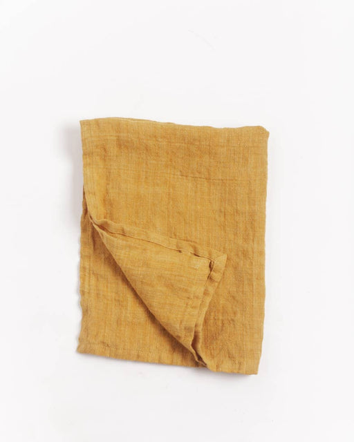 Gold Stone Washed Linen Tea Towel | 18" x 26" - heritagebyhand