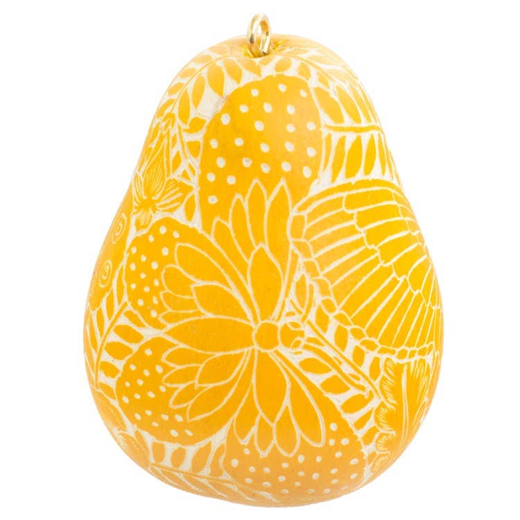 Tropical Butterflies -Gourd Ornament Chirstmas Lucuma Designs 
