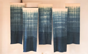 Mis Cielos Estan Humedos Installation (5 panels) Decorative Pedro Netzahualcoyotl 