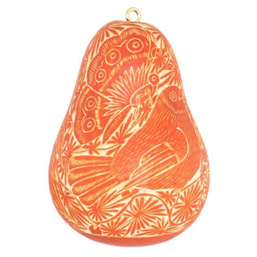 Tropical Birds - Gourd Ornament Chirstmas Lucuma Designs 