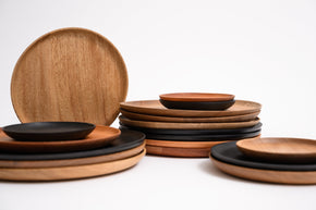 Wooden Charger Plates - Set of 4 Dinnerware Collections Chechen Wood Designs 