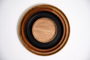 Wooden Salad Plates - Set of 4 Dinnerware Collections Chechen Wood Designs 