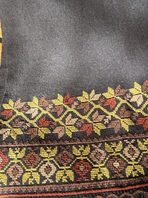 Nahua Wool Wrap with Embroidery-Multiple Colors Textile, Accesories, Shawl Teresa Lino Belo 