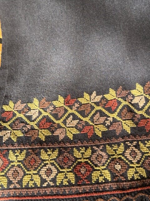 Nahua Wool Wrap with Embroidery-Multiple Colors Textile, Accesories, Shawl Teresa Lino Belo 