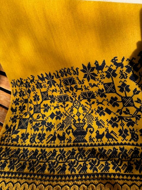 Nahua Wool Wrap with Embroidery-Multiple Colors Textile, Accesories, Shawl Teresa Lino Belo 