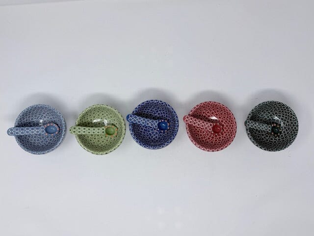 Mini Small Salsa Bowl and Spoon Home, Ceramics, Tabeltop, Gifts Francisco Javier Ruiz Rojas 