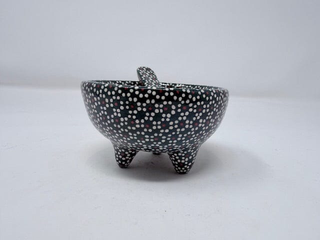 Mini Small Salsa Bowl and Spoon Home, Ceramics, Tabeltop, Gifts Francisco Javier Ruiz Rojas 