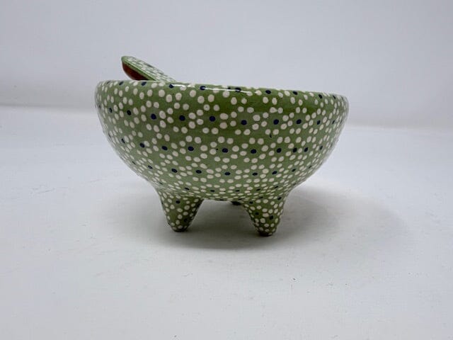 Mini Small Salsa Bowl and Spoon Home, Ceramics, Tabeltop, Gifts Francisco Javier Ruiz Rojas 