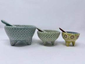 Mini Small Salsa Bowl and Spoon Home, Ceramics, Tabeltop, Gifts Francisco Javier Ruiz Rojas 
