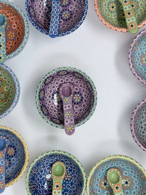 Mini Small Salsa Bowl and Spoon Home, Ceramics, Tabeltop, Gifts Francisco Javier Ruiz Rojas 