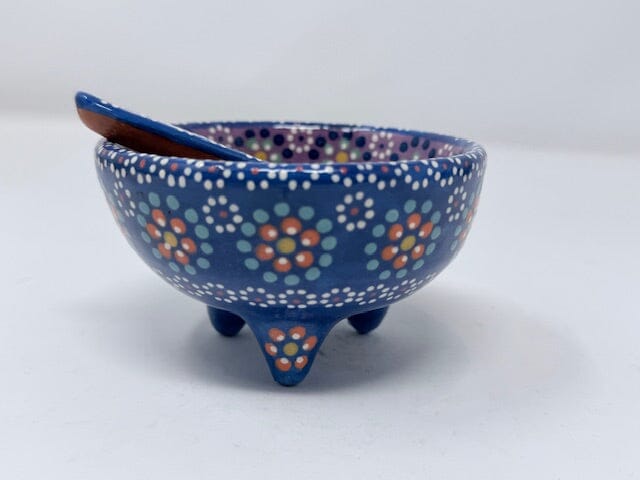 Mini Small Salsa Bowl and Spoon Home, Ceramics, Tabeltop, Gifts Francisco Javier Ruiz Rojas 