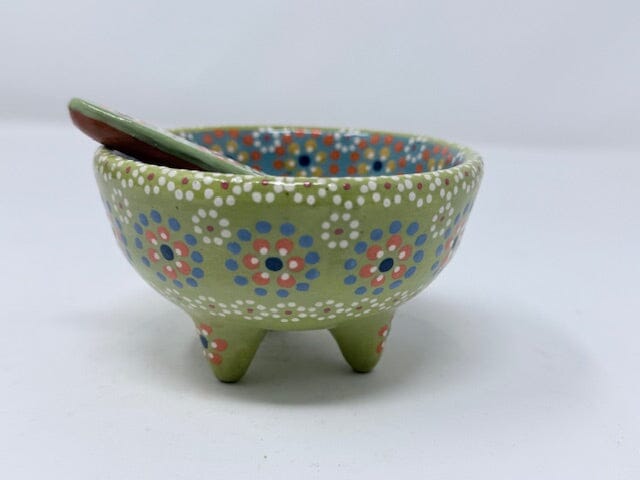 Mini Small Salsa Bowl and Spoon Home, Ceramics, Tabeltop, Gifts Francisco Javier Ruiz Rojas 