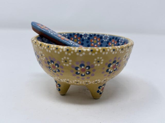 Mini Small Salsa Bowl and Spoon Home, Ceramics, Tabeltop, Gifts Francisco Javier Ruiz Rojas 