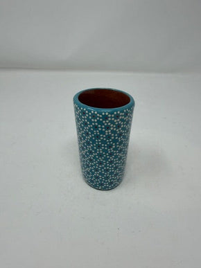 Capula Shot Glass Home, Ceramics, Tabeltop, Gifts Francisco Javier Ruiz Rojas 3 inches tall 100% natural ceramic clay and glazes Turquoise