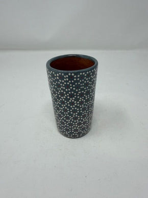 Capula Shot Glass Home, Ceramics, Tabeltop, Gifts Francisco Javier Ruiz Rojas 3 inches tall 100% natural ceramic clay and glazes Grey
