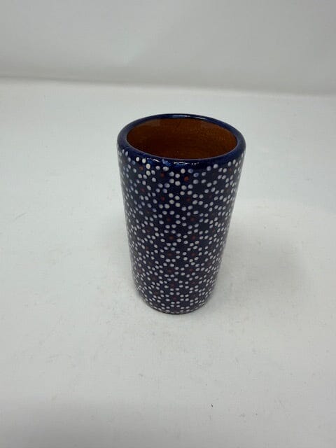 Capula Shot Glass Home, Ceramics, Tabeltop, Gifts Francisco Javier Ruiz Rojas 3 inches tall 100% natural ceramic clay and glazes Navy