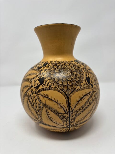 Umber Handpainted Burnished Flower Vase Home, Ceramics, Tabeltop, Gifts Espicio Family 