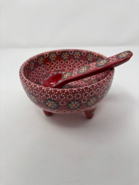 Capula Salsa Bowl with Spoon-Multiple Colors Home, Ceramics, Tabeltop, Gifts Mamai 