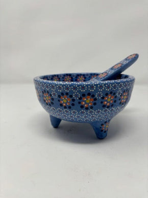 Capula Salsa Bowl with Spoon-Multiple Colors Home, Ceramics, Tabeltop, Gifts Mamai 