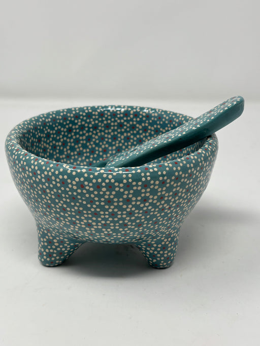 Small Capula Ceramic Salsa Bowls with Spoon-Multiple Colors Home, Ceramics, Tabeltop, Gifts Tierra Ambar 