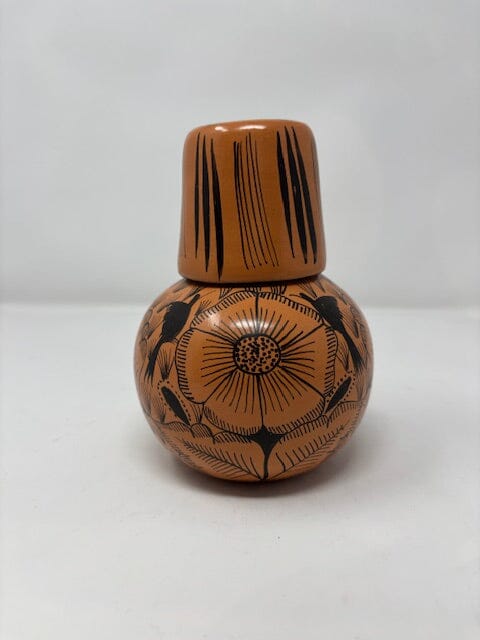 Pumpkin Handpainted Burnished Ceramic Water Jar Home, Ceramics, Tabeltop, Gifts Espicio Family 