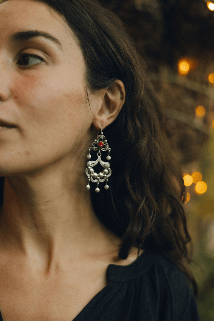 Cartuchos Earrings Jewelry Olga Fisch 