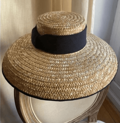 Audrey Woven Straw Hat Accesories Alexia Alvarez de Toledo 