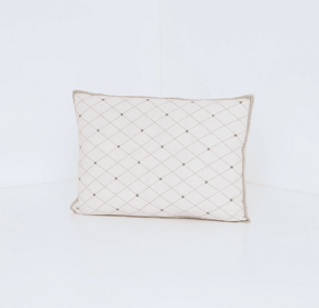Criss Cross Pillow Cover Textile, Home, Colorindio 14 x 20 in. 100% cotton Khaki