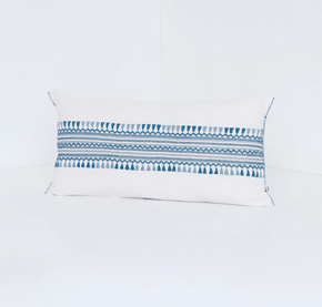 Eustaquia Pillow Cover Textile, Home, Colorindio 30x60 cm 100% Cotton Indigo