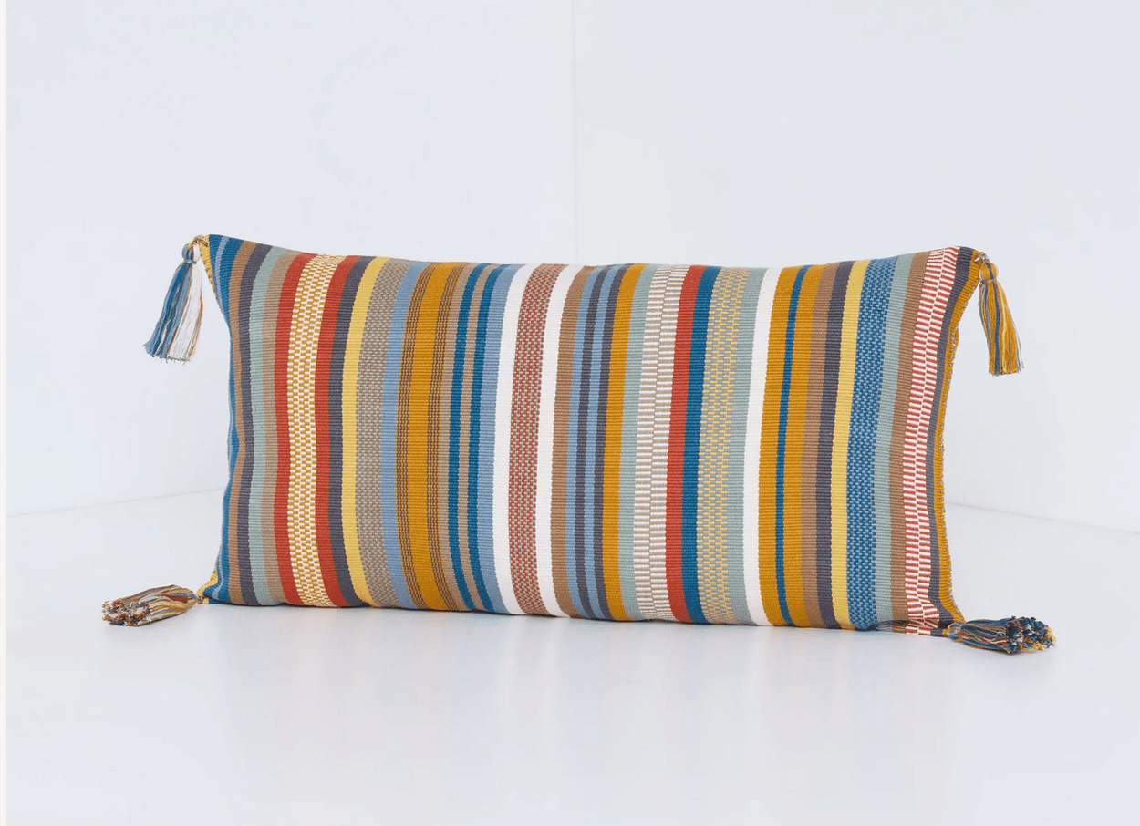 Zina Tierra Lumbar Pillow Textile, Home, Colorindio 