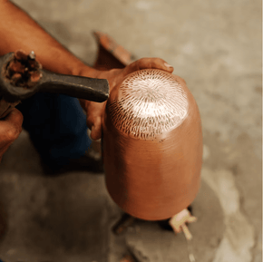 Charanda - Hammered Copper Pendant Light Lighting Filamento 