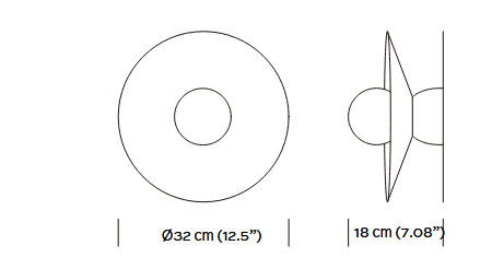 Arenal - Burnished Clay Wall Sconce Lighting Filamento 