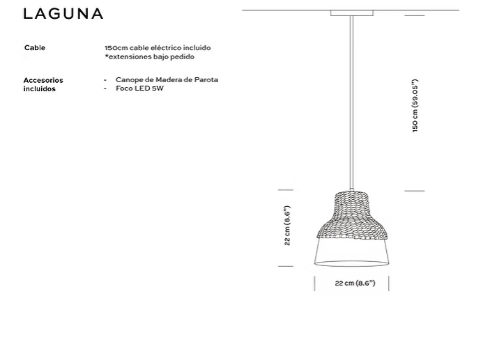 Laguna - Woven Palm & Blown Glass Pendant Light Lighting Filamento 