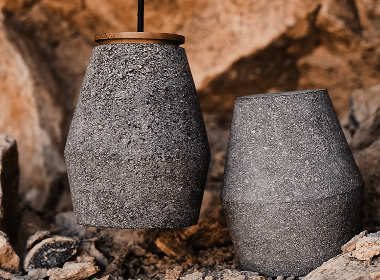 Bajío - Volcanic Stone Pendant Light Lighting Filamento 