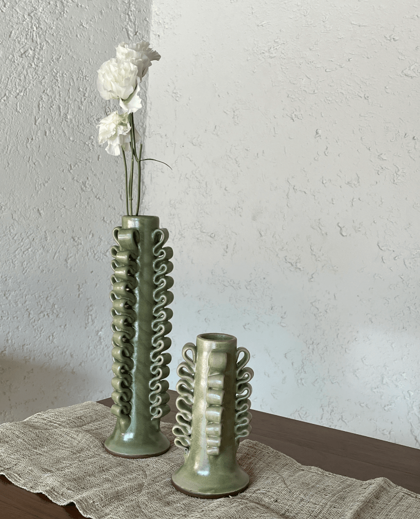 Ribbon Candelabra-Multiple Colors Home Perla Valtierra 