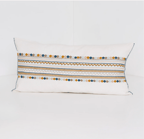 Eustaquia Pillow Cover Textile, Home, Colorindio 30x60 cm 100% Cotton Indigo Multicolor