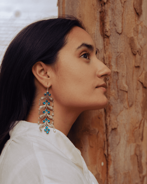 Four-Tier Palmas Earrings Jewelry Olga Fisch 