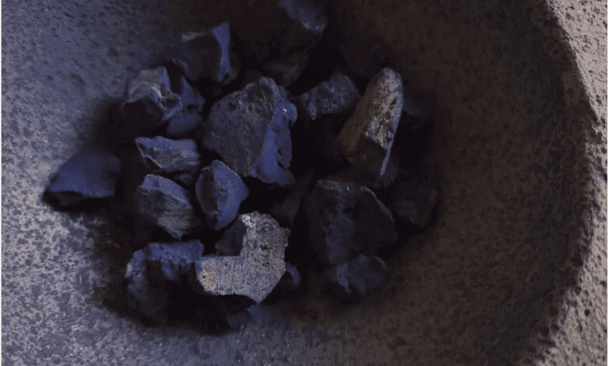 Indigo and White Ombre Ruana Textile, Clothing, Poncho Ignacio Netzahualcoyotl 