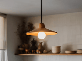Arenal - Burnished Clay Pendant Light Lighting Filamento 