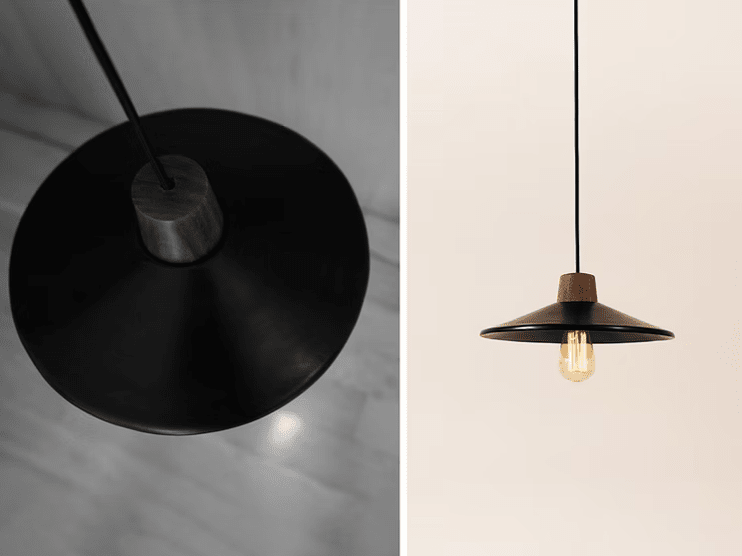 Arenal - Burnished Clay Pendant Light Lighting Filamento 