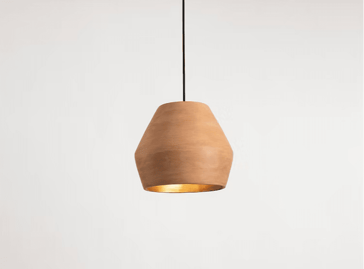 Mestiza - Burnished Clay Pendant Light Lighting Filamento 