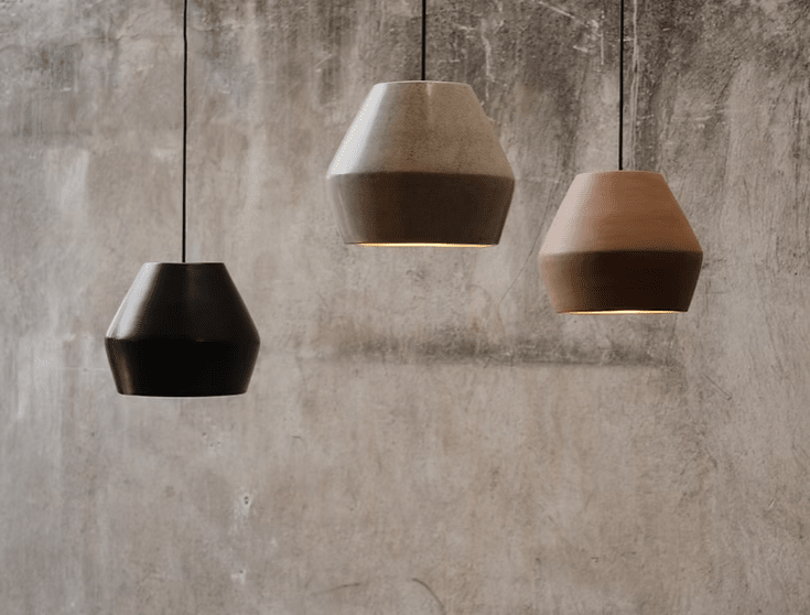 Mestiza - Burnished Clay Pendant Light Lighting Filamento 