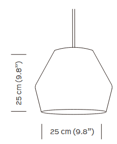 Mestiza - Burnished Clay Pendant Light Lighting Filamento 