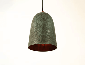 Clara I- Hammered Copper Pendant Light Lighting Filamento 