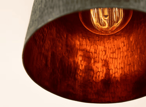 Clara I- Hammered Copper Pendant Light Lighting Filamento 