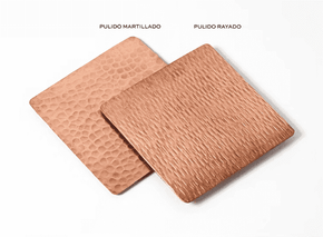 Capula - Hammered Copper Pendant Light Lighting Filamento Polished Striped Copper (PL-R) 