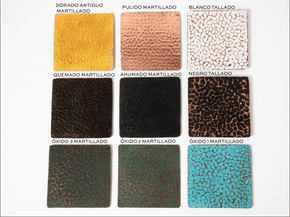 Vasca II - Hammered Copper Wall Sconce Lighting Filamento 